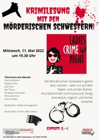 Petra Zeichner liest bei Ladies Crime Night